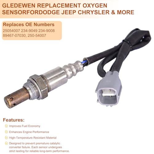 250-54007 Oxygen O2 Sensor Upstream for 2007-2013 Toyota Avalon Camry Corolla Highlander Matrix Rav4 Sienna Solara Venza Lexus ES350 RX350 RX450h Pontiac Vibe Scion tC - size: 250-54007
