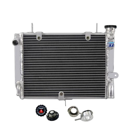 Aluminum Racing Cooling Radiator for 1999-2002 2000 2001 Yamaha YZF R6 R6, Full Performance Aluminium Motorcycle Radiators, Automotive Replacement Radiator