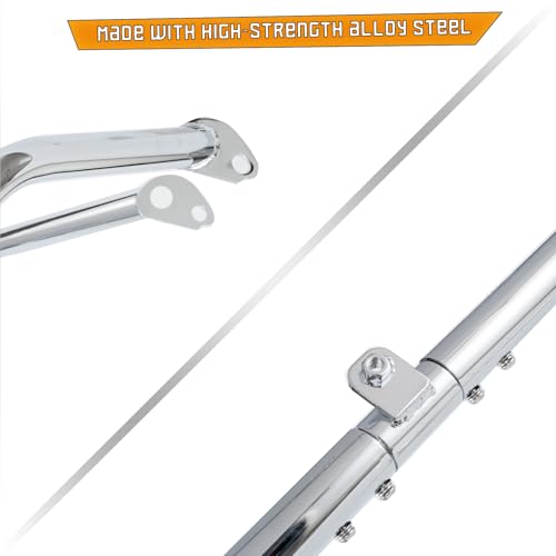 Kinglemc Crash Bar Engine Guard for Harley Davidson Touring(Chrome-D) - color: Chrome-D