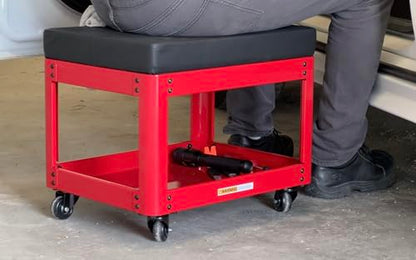 Lisle 92202 Jeepers Creeper Seat, Red