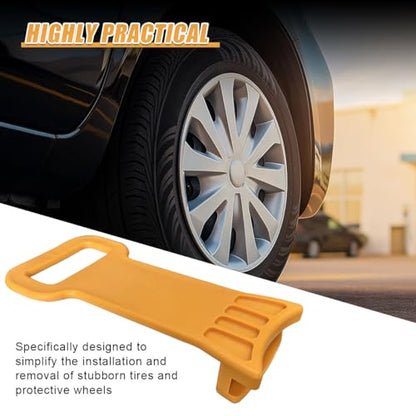 Car Tire Changer, Tire Bead Pressing Clamp Drop Center Tool (Yellow) - color: Yellow