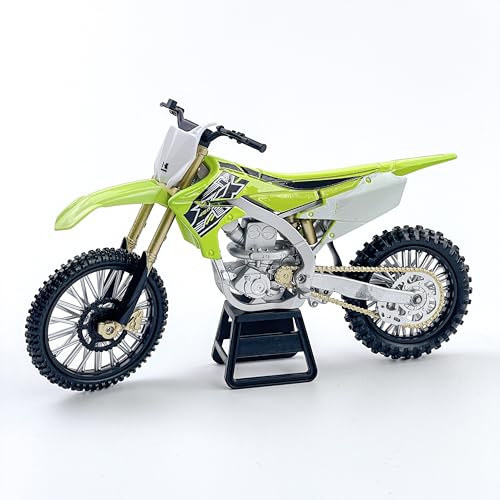 1:12 Scale Diecast Dirt Bike Motorcycle Model – Green Motocross Motorbike with Realistic Details, Alloy Body, Display Gift for Enthusiasts