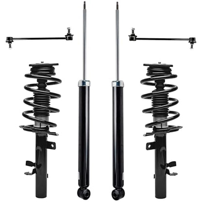 Detroit Axle - Front 6pc Struts Kit for 2014-2019 Ford Escape - size: 6AQS47028/Shock Kit