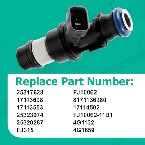 Fuel Injectors Set of 8 Fits for Sliverado Sierra Savana Yukon Express - size: 25317628(8)