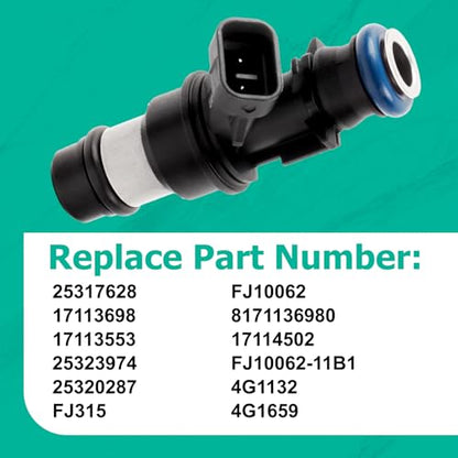 Fuel Injectors Set of 8 Fits for Sliverado Sierra Savana Yukon Express - size: 25317628(8)