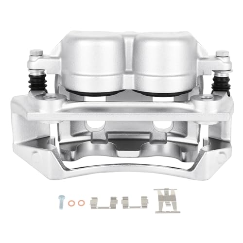 SCITOO 18B4750 Front Right Disc Brake Caliper With Bracket Silver - size: Front Passenger[18B4750]Silver