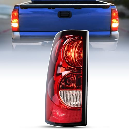 Nilight Taillight Assembly Compatible with 2003-2006 Chevy Silverado - color: Driver Side