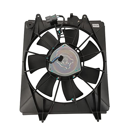 PartsFlow Radiator Cooling Fan & A/C Condenser Fan Left & Right For 2007 2008 2009 Honda CR-V 620245 - color: For Honda CRV