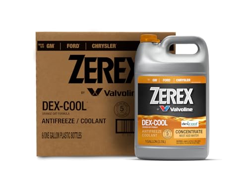 Zerex DEX-COOL Organic Acid Technology Concentrate Antifreeze/Coolant 1 GA, Case of 6