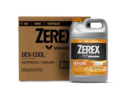 Zerex DEX-COOL Organic Acid Technology Concentrate Antifreeze/Coolant 1 GA, Case of 6