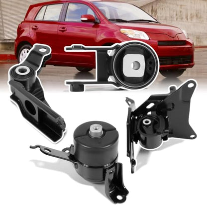4PCS Engine Motor Mount Kit & Transmission Mount for Scion xD 2008-2014 1.8L L4 Engine Replacement A42071 A62087 A62044 A42077; Replace 12305-37090 12364-37010 12372-21150 12363-21060