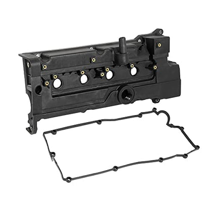 Engine Valve Cover with Gasket Plastic for 2006 2007 2008 2009 2010 2011 Hyundai Accent Kia Rio 1.6L [264-990][22441-26801][2241026855]