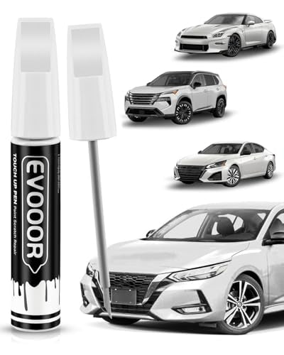 Touch Up Paint Compatible with Nissan Exact Match 2 in 1 Touch up Paint for Chips and Nicks Repair (Cloud White/Fresh Powder(QM1) Compatible with 200SX/Altima/Cube/Frontier/Kicks/Micra/NV/NV200/Pathfinder/Pickup/Sentra/Versa/Versa-Note/Xterra) - color: Cl
