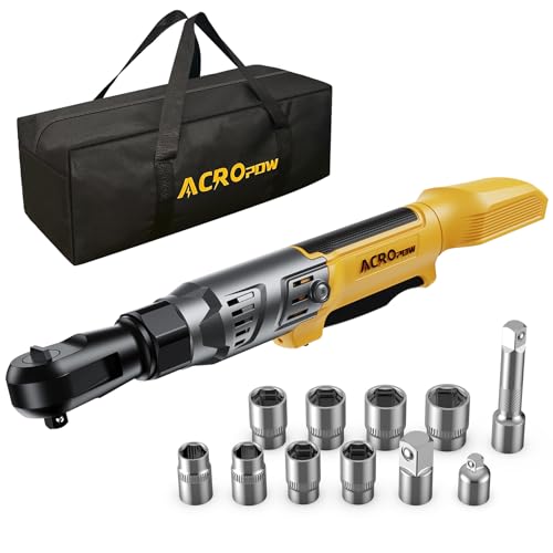 3/8" Cordless Ratchet Wrench for Dewalt 20V Battery, Brushless Motor - size: 13 PCS