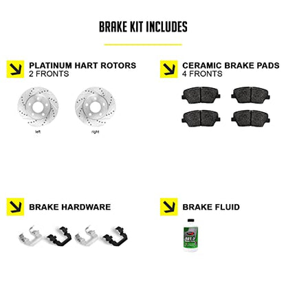 Hart Brakes Brake Kit Fits 1984-1987 Chevrolet Corvette
