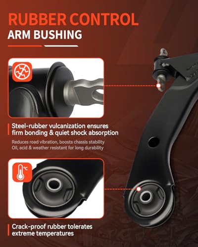 Front Train End Suspension Kit, Control Arm w/Ball Joint, 10PCS - size: CAK1083