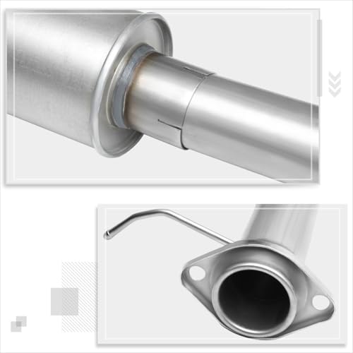 PM PERFORMOTOR 3" Stainless Steel Catback Exhaust System Compatible with 2015 2016 Chevy Colorado/GMC Canyon