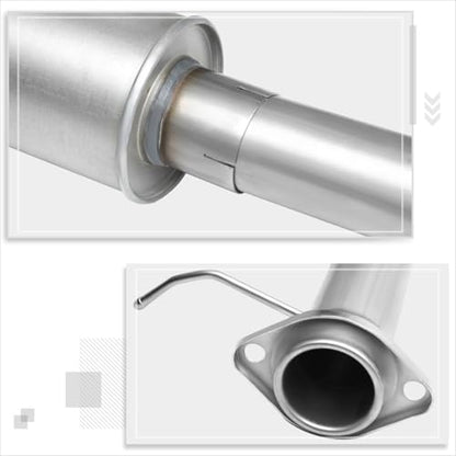 PM PERFORMOTOR 3" Stainless Steel Catback Exhaust System Compatible with 2015 2016 Chevy Colorado/GMC Canyon