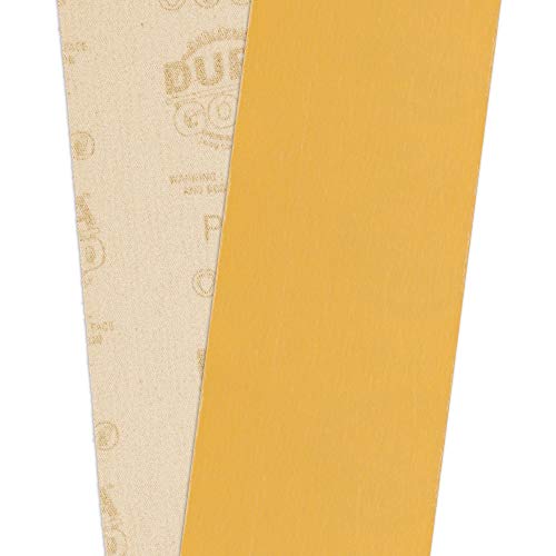Dura-Gold Premium - 1000 Grit Gold - Hook & Loop Backing Longboard Continuous Sandpaper Roll, 2-3/4" Wide, 12 Yards Long - For Automotive Detailing, Fine Color Sanding, Long Board Sander, Hand Blocks - size: 1000-Grit