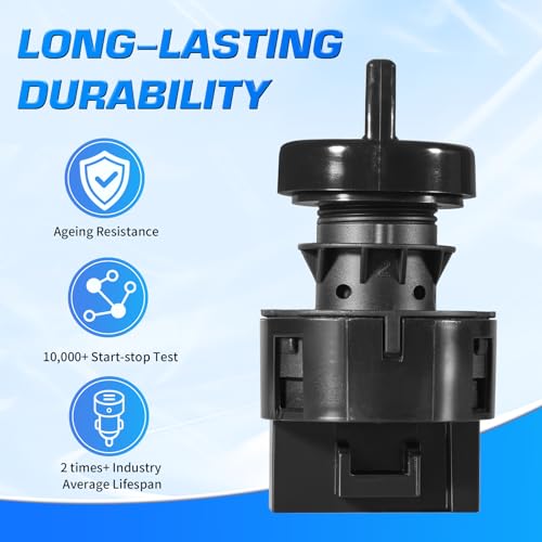 Ignition Switch for Polaris Sportsman 400 500 600 700 800 Ranger 400 425 500 570 700 800 900 1000 RZR 570 800 900 1000, 4011002 4012165 Off/Run/Start 6 Pin 3 Position - style: 3 Position - OFF/RUN/START