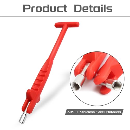 NTNEV Car Tire Valve Stem Puller, Automotive Tyre Valves Core Remover, No Scratch Repair Remover Extender Adapter, Vehicle Repair Accessories Universal for SUVs,Motorcycles,Trucks,Etc