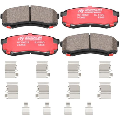 Ceramic Rear Brake Pads for Toyota 4Runner,FJ Cruiser,Sequoia,Land Cruiser - size: D606H