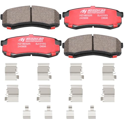 Ceramic Rear Brake Pads for Toyota 4Runner,FJ Cruiser,Sequoia,Land Cruiser - size: D606H