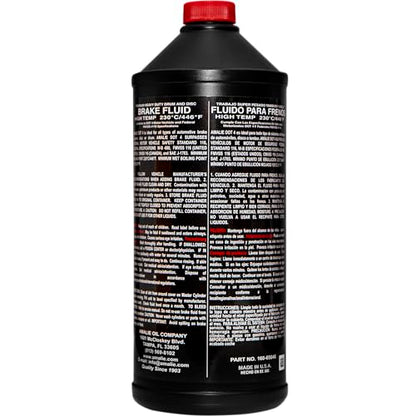 AMALIE Dot 4 Brake Fluid (160-65046-50) 1 Quart, Pack of 12 | Made in USA - size: 1 Quart / Pack of 12