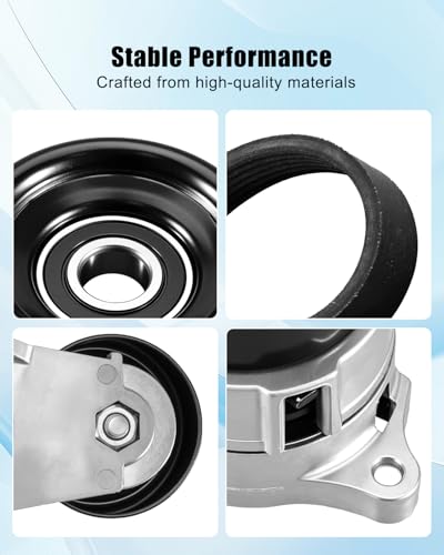 Tesnioner Pulley Serpentine Belt Drive Kit Fit for Honda Crosstour Pilot
