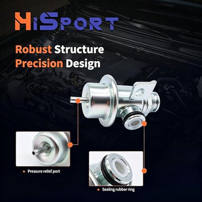 HiSport PR4087 Fuel Pressure Regulator 3.0 Bar Chevy Cavalier - size: HSFPRR4087