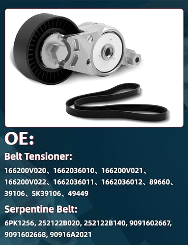 Belt Tensioner Assembly Fit 2009-2019 camry RAV4 venza highlander sienna - size: 166200V020-P
