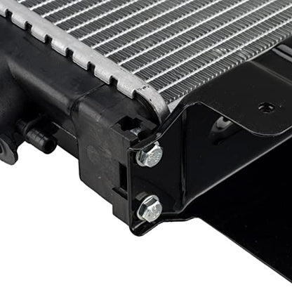 PHILTOP Automotive Replacement Engine Radiator for 1987-2006 Wrangler(w/o Quick Disconnect Fittings) External Transmission Oil Cooler Included - size: 1987-1995 1997-2006 Wrangler