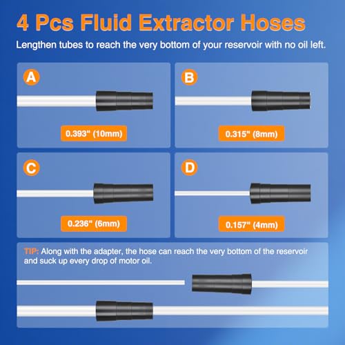 GOOACC Oil Extractor Pump for Oil Change 7L Manual Vacuum Fluid Extractor - size: 7L Manual
