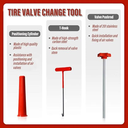 Tire Valve Stem Quick Replacement Tool Kit（51025）