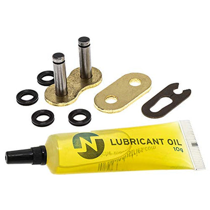 NICHE Drive Sprocket Chain Combo for Honda Grom 125 Front 15 Rear 38 Tooth 420 X-Ring 108 Links - size: X-Ring Chain