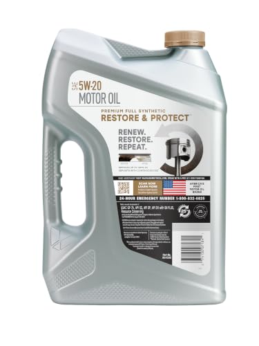 Valvoline Restore & Protect Full Synthetic 5W-20 Motor Oil 5 Quart - size: 5 QT, style: Restore & Protect