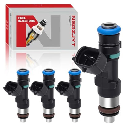 Fuel Injectors Set of 4 Compatible with Nissan L4 2.5L 0280158130 - size: 0280158130
