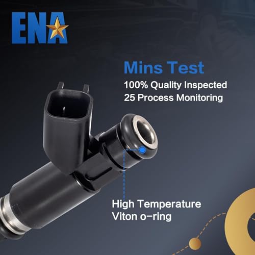 ENA Fuel Injector for FJ502 12580426 832-12114 25326903 Set of 8 Compatible with Chevrolet GMC Avalanche Express Silverado Suburban 1500 Tahoe Sierra Yukon XL V8 5.3L 2002 2003 2004 2005 2006 2007