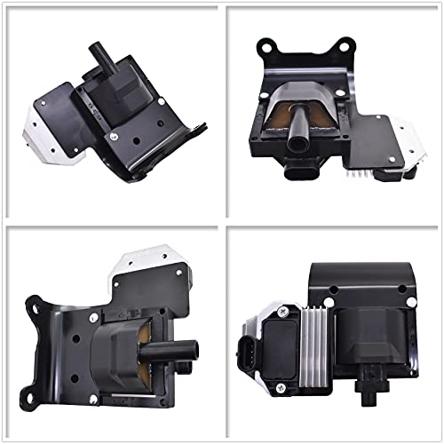 WFLNHB Ignition Coil DR-49 with Ignition Module D577 Replacement for Chevy