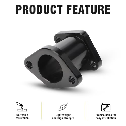 NIBBI Intake Manifold for Coleman Predator 212cc 196cc - color: Black