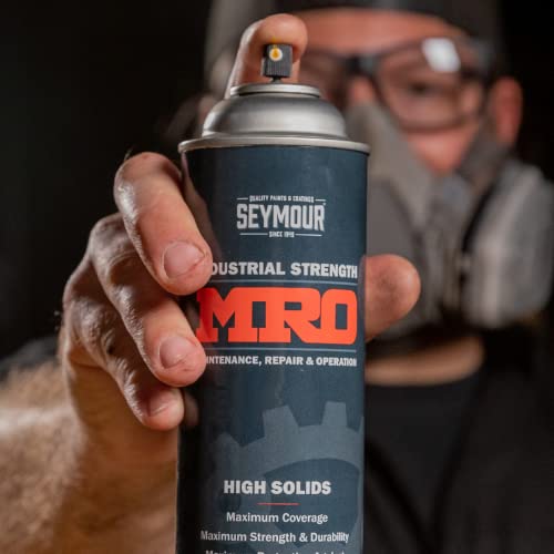 Seymour 620-1431 MRO High Solids Spray Paint, Light Gray Primer, 17 oz - color: Light Gray Primer, size: 17 Ounce (Pack of 1)