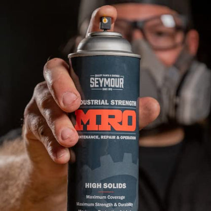 Seymour 620-1431 MRO High Solids Spray Paint, Light Gray Primer, 17 oz - color: Light Gray Primer, size: 17 Ounce (Pack of 1)