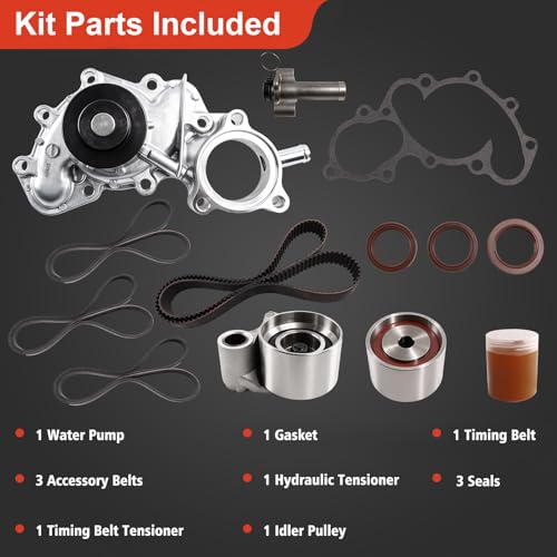 Timing Belt Kit with Water Pump for Toyota 4Runner 1996-2002 - size: ZSD-007