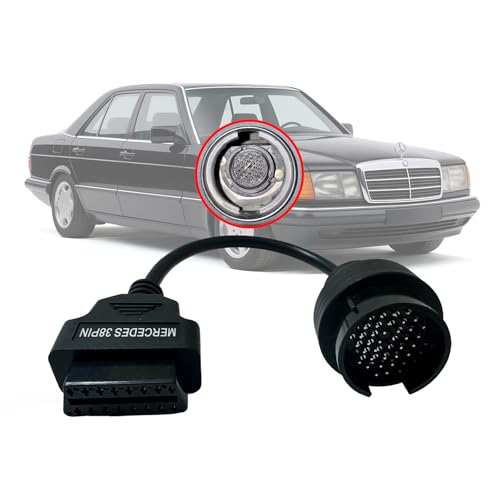 OBD2 to OBD1 Cable for MB Benz 38 Pin OBD2 Adapter Diagnostic Connector - style: Fit for Benz-38pin