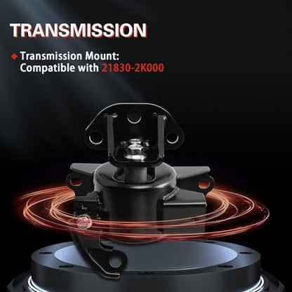 Engine Motor & Transmission Mount Compatible with 2010 2011 2012 2013 kia Soul 1.6L &2010 2011 kia Soul 2.0L L4 Reuse Bracket Set 3pc OE:A7190 A71078WO A71020 - size: 2010-2011 SOUL 2.0L