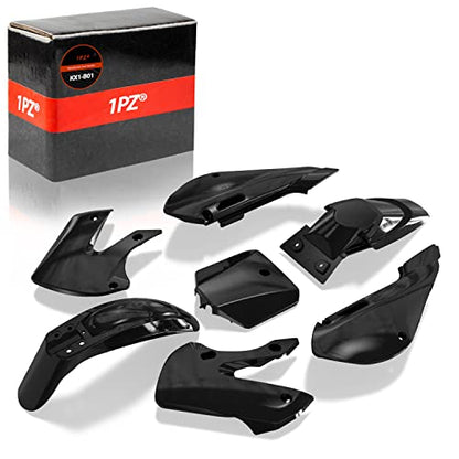 1PZ Black Plastic Fender Fairing Kit set for kawasaki KLX 110 KX 65 DRZ110