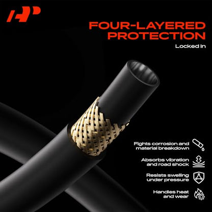 A-Premium Power Steering Return Hose Assembly Compatible with Dodge, Ram