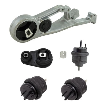 AM Autoparts 5pc Engine Transmission Motor Mount Kit for 05-07 Freestyle Five Hundred Montego CVT