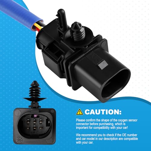 Nifeida 17321 8F9Z9F472J Oxygen Sensor Replacement O2 Sensor Compatible with Ford Expedition, Explorer, E-Series, F-Series, Flex, Focus, Mustang, Taurus, Transit, Lincoln MKC, MKS, MKT, Navigator - size: 17321