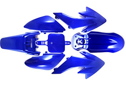 Plastic Fairing Fender Kit for Honda CRF50 XR50 CRF 50 XR 50 SSR SDG 107cc 125cc Chinese Dirt Bike Pit Bike (Blue) - color: Blue